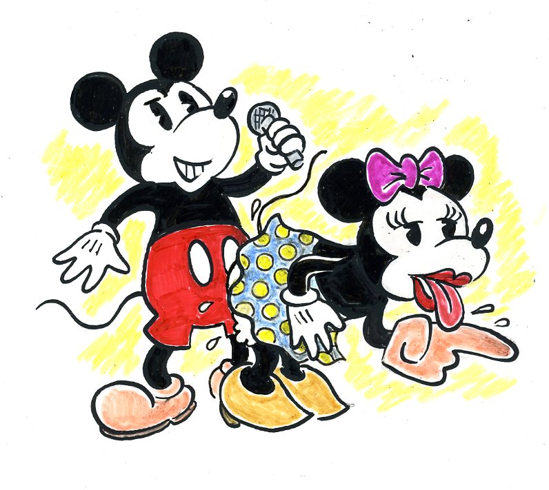 this weekend when former Disney superstars Mickey and Minnie Mouse performe...