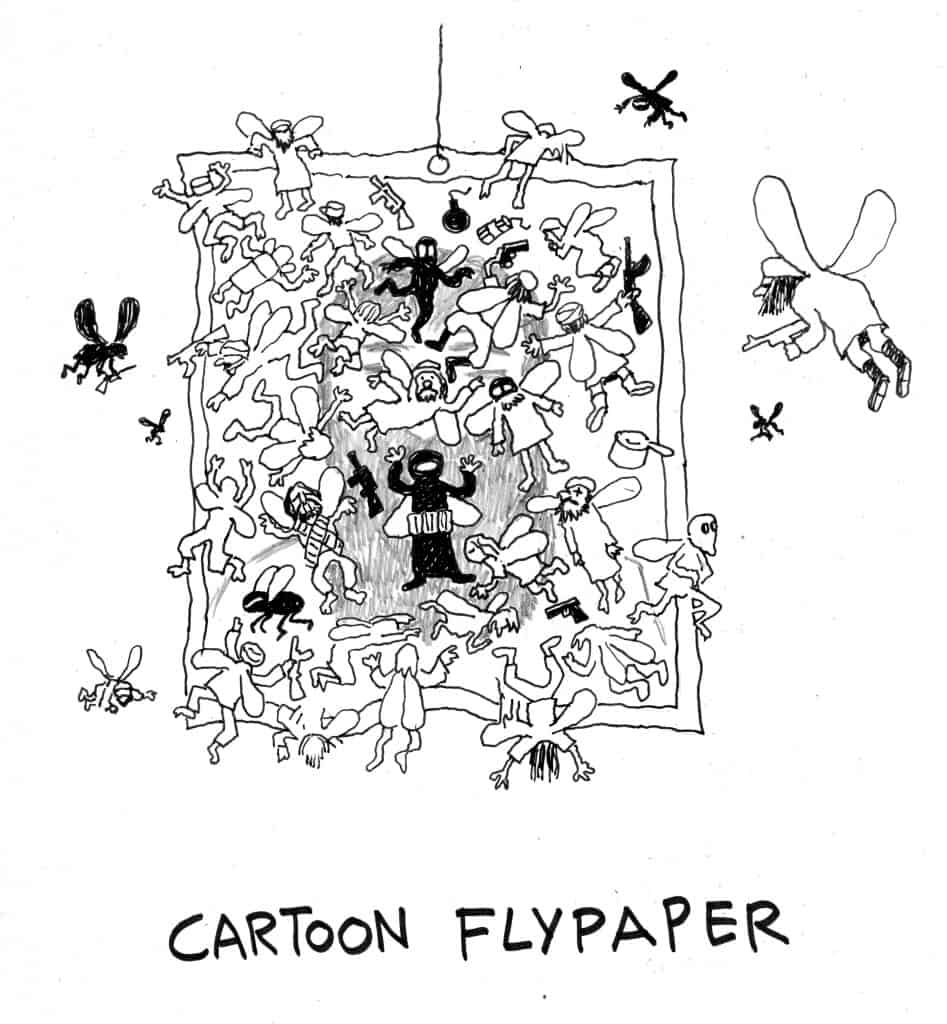 Cartoon Flypaper048